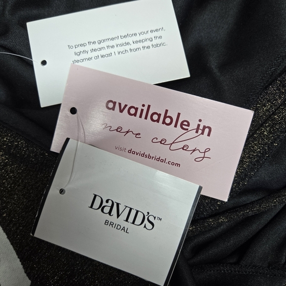 DB STUDIO | Cowl Neck Metallic Glitter Knit Sheath w/ Slit in Bronze sz 4 - Picture 9 of 14